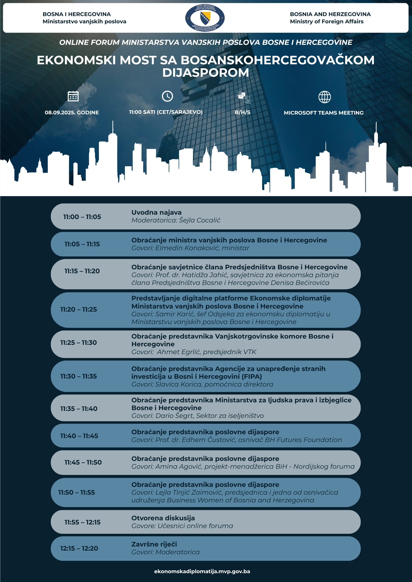 Online Forum   Agenda   8.9.2025